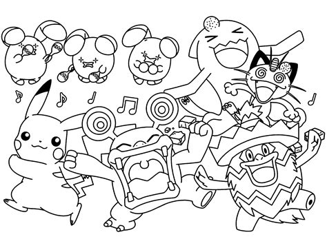 10 Free Printable Pokemon Adult Coloring Pages